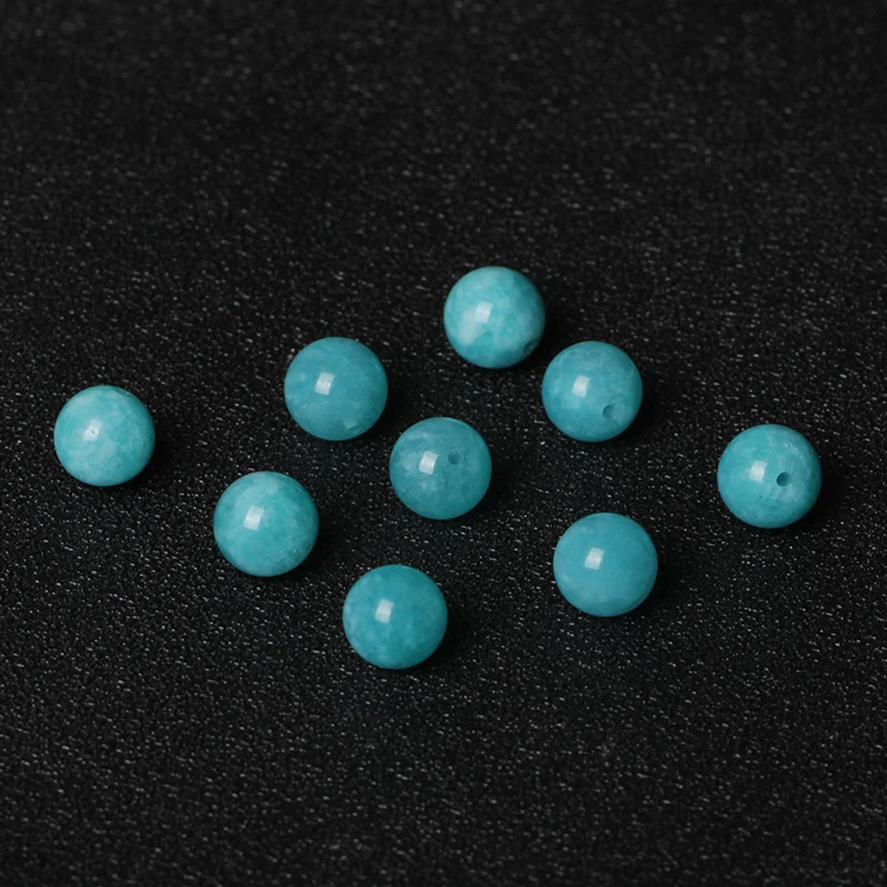 4A Natural Old Amazonite Crystal Single Bead DIY Beads Jewelry Making