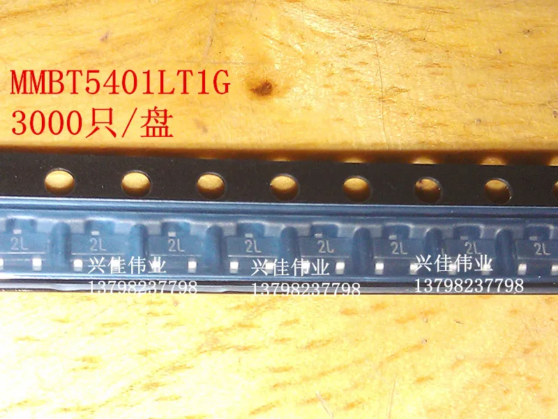 Original 100Pcs/2N5401 MMBT5401LT1G 2L SOT23