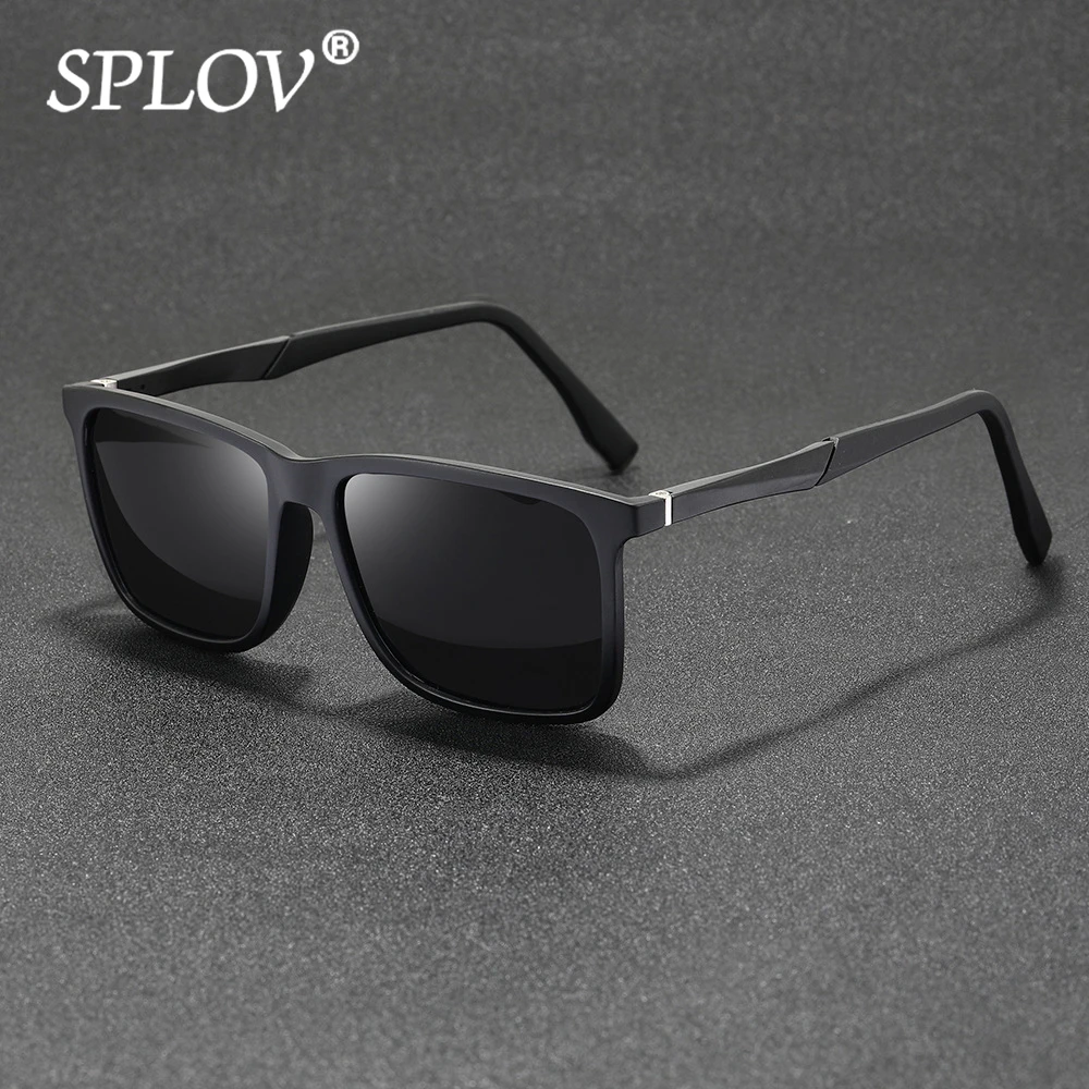 

Luxury Men's Polarized Sunglasses TR90 Driving Sun Glasses For Men Women Brand Designer Male Vintage Black Pilot Eyewear UV400