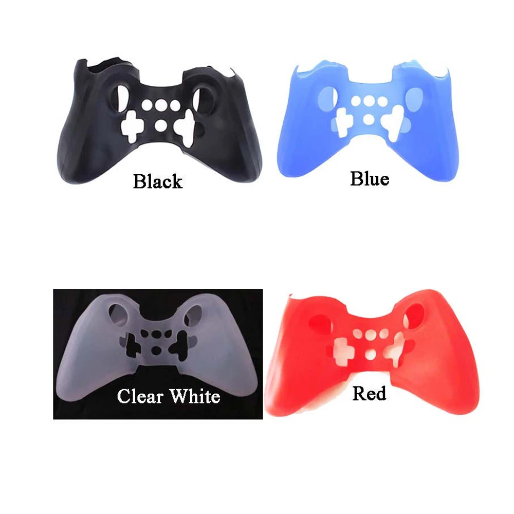 Silicone Skin Cover Case Protection Skin For  Wii U pro  classic   wireless gamepad  game controller case