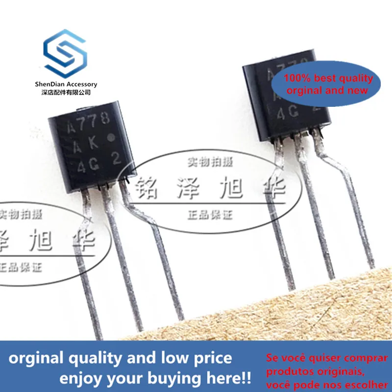 10pcs 100% orginal new best qualtiy 2SA778AK A778AK A778  TO-92 Silicon PNP Epitaxial