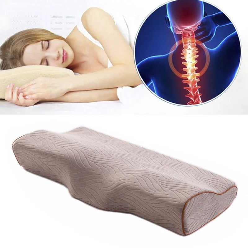 Orthopedic 50*30CM Beding Massage Pillow for Neck Pain & Protection Slow Rebound Memory Foam Pillow Cervical Sleeping Release