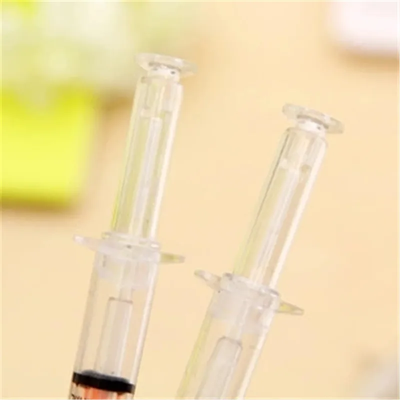 1/4pcs Doctor Nurse Gift Liquid Syringe Injection Needle Ballpoint Pen Creative Stationery Office School Supplies Color Random