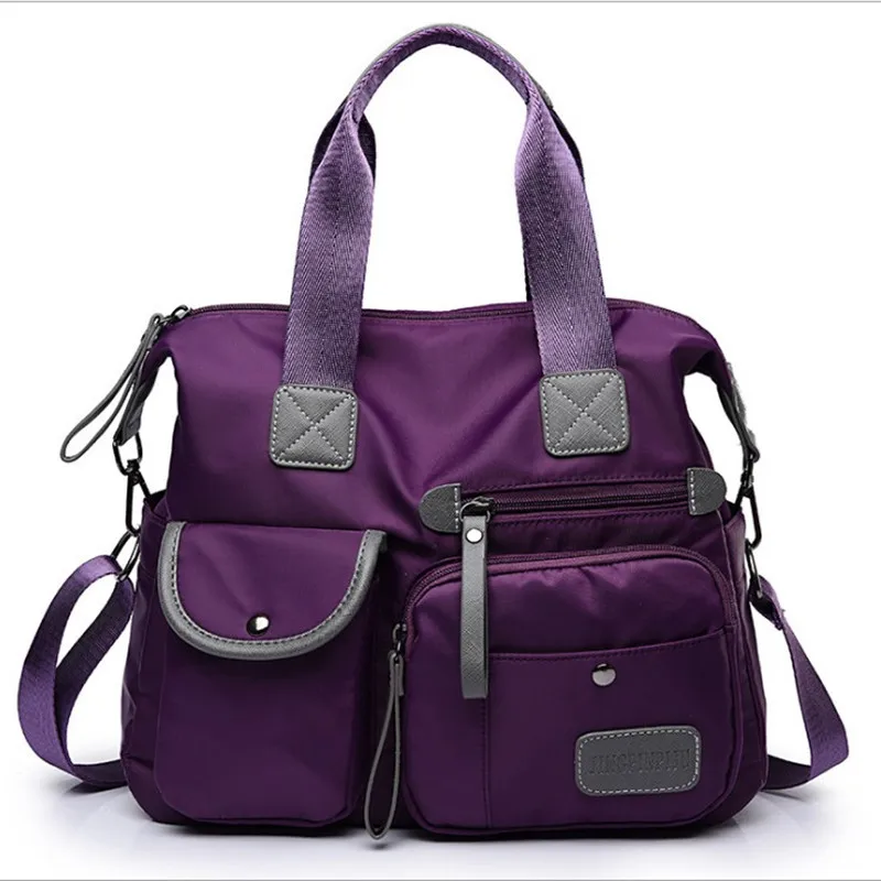 Nylon Handtasche Frauen Große Kapazität Schulter Tasche Wasserdichte Messenger Taschen Casual Dame Umhängetasche Multifunktions Shopping Totes – Detail 22