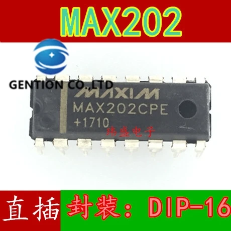 Transceptor max202cpe max202 dip-16, 20 peças em estoque 100% novo e original