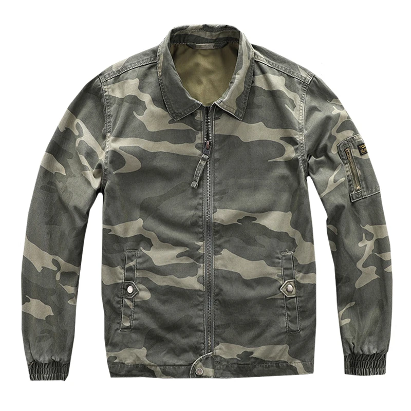 

Camouflage Jacket Men Cargo Coat Mens Biker Jacket Hip Hop Casual 2019 Fashion Spring Fall Camo Jackets for Men S311