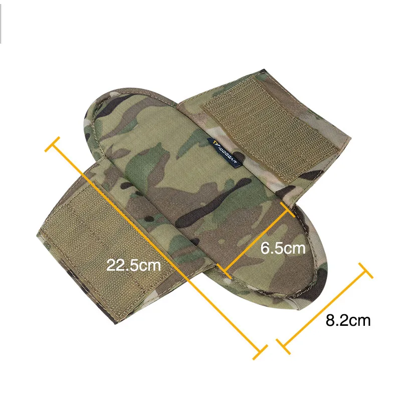 1 쌍 전술 조끼 범용 어깨 스트랩 패드 어깨 컴포트 쿠션 패드 레이저 절단