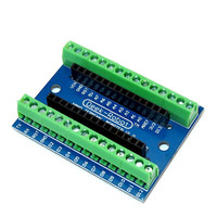 1PCS NANO V3.0 3.0 Controller Terminal Adapter Expansion Board NANO IO Shield Simple Extension Plate For Arduino AVR ATMEGA328P