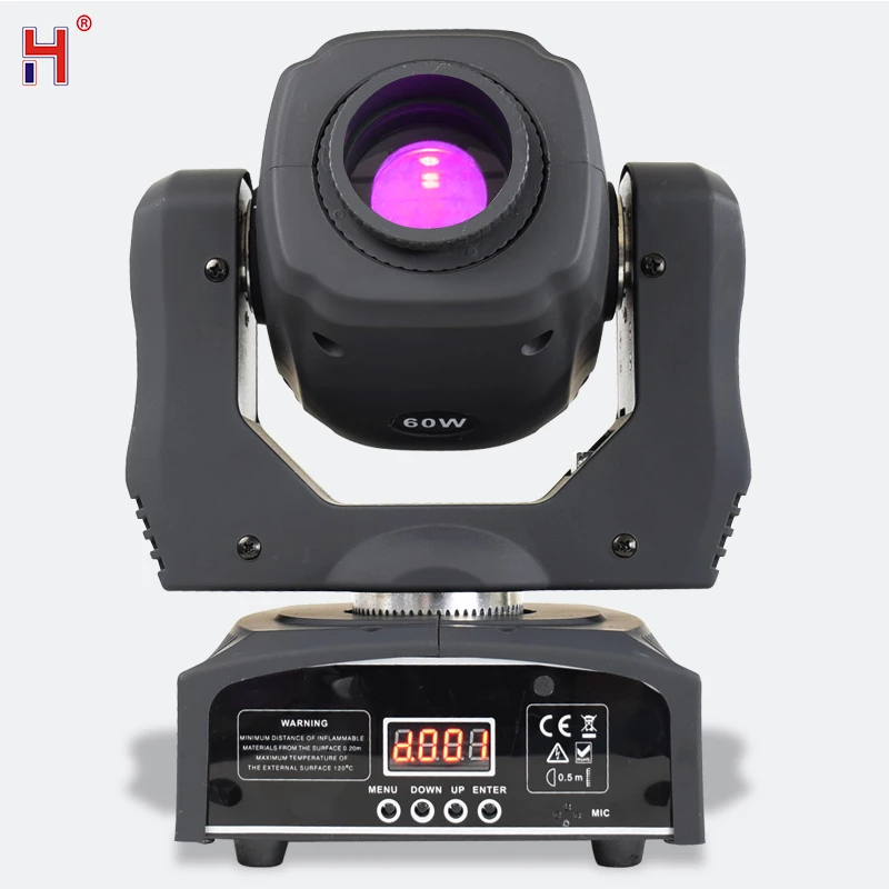 Imagem -03 - Led Inno Pocket dj Spot Mini Moving Head Light Gobos Prisma Efeito Disco Party Stage Lighting Equipment 60w