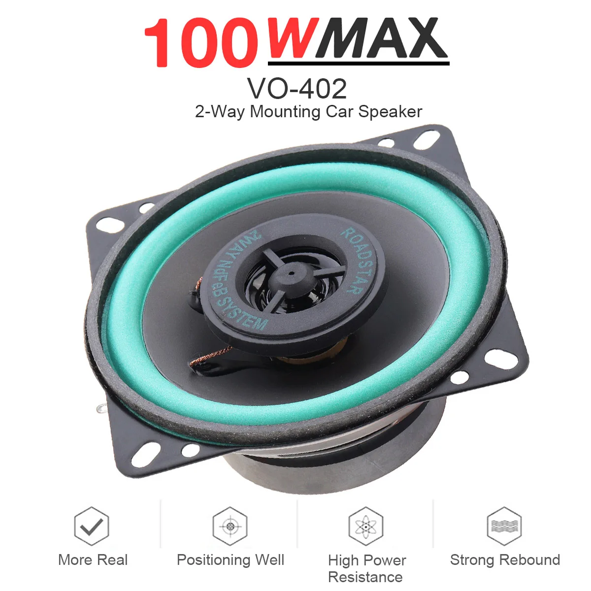 

1pcs 4 5 6.5 Inch HiFi Car Coaxial Speaker 4 Ohm Universal Audio for Cars Auto Music Stereo Speakers Full Frequency Loudspeaker