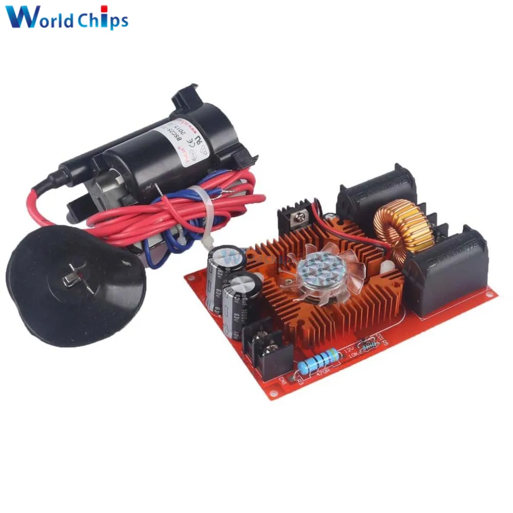 250W 15A DC12-30V ZVS Tesla Coil Flyback Driver/Ignition Coil/ SGTC/Marx Generator with Fans