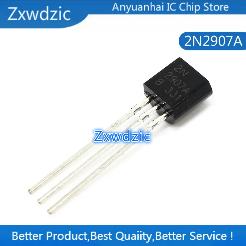 10pcs 2N2907 2N2907A PNP Type Power Transistor 0.8A 60V