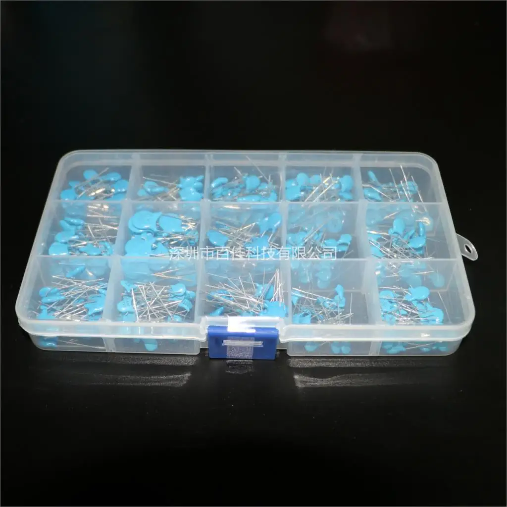 

300pcs High voltage ceramic capacitor box 15 models × 20pcs