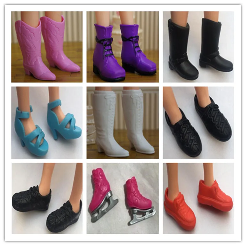 Licca-zapatos originales para muñecas, sandalias, botas, coloridas, accesorios para muñecas, zapatos de Skate para muñecas, zapatos rojos, negros, rosas y marrones