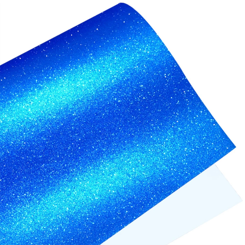 CHEONET VINYL --- Glitter Permanent Self Adhesive Vinyl Sheets Transfer Tape For Party Decoration, Sticker, Car Decal