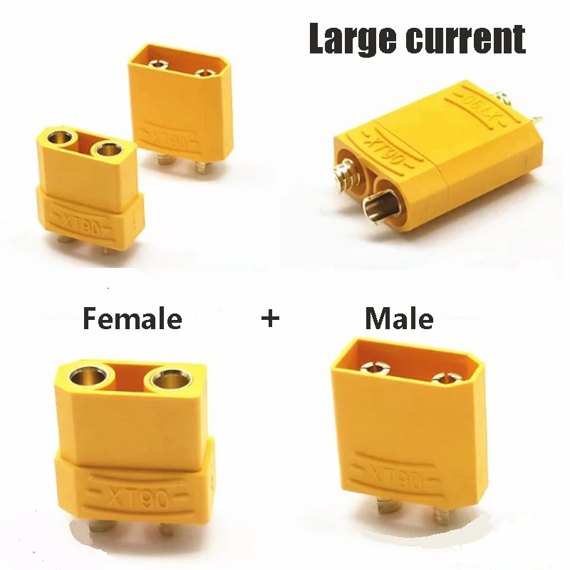 10PCS XT30 XT60 XT90 Male Female Bullet Connectors Plug For RC Lipo Battery Wholesale For RC Lipo Battery Quadcopter Multicopte