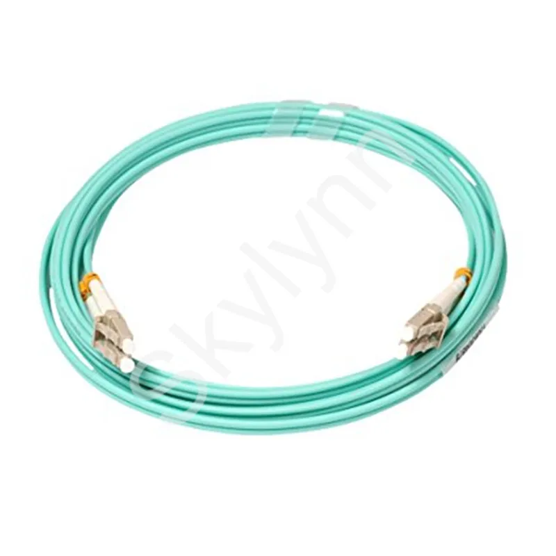 Imagem -02 - Cabo de Remendo da Fibra Ótica de Skylynn 50 Peças Bolsa lc Upc-lc Upc Om3 Duplex 3.0 mm Aqua Lszh Jacket Jumper Cabo 1m 2m