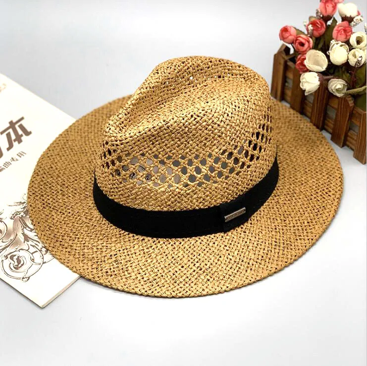 2024 Summer paper straw Fedora hat hollow out hat cool nice hats for unisex hat high quality fedora paper straw unisex hats