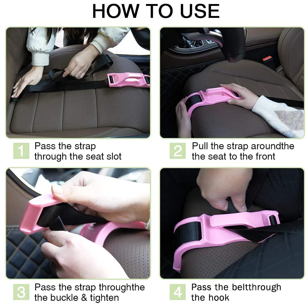 Extensor cinturón seguridad coche – Adaptador cómodo para embarazadas - imagen 3