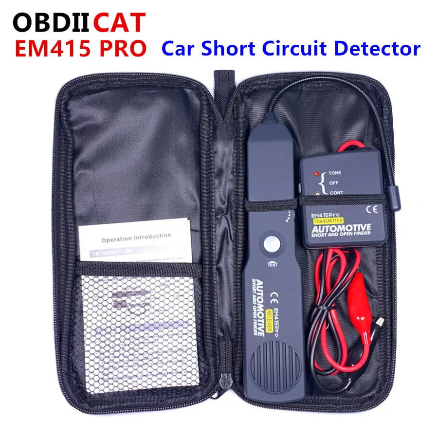 Car Automotive Short&Open Finder EM415PRO Car Short Circuit Detector Car Repair Tool detector Track the cables orwires EM415 PRO