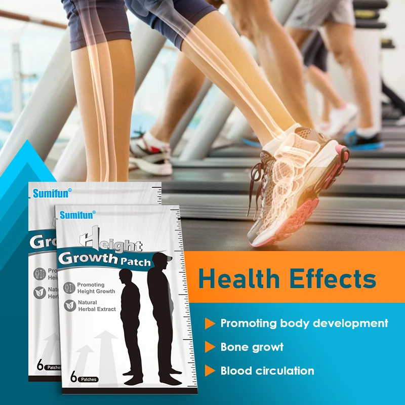 Sumifun Height Increase Foot Patch Conditioning Body Grow Taller Plaster Promote Bone Growth Foot Sticker Health Care Products