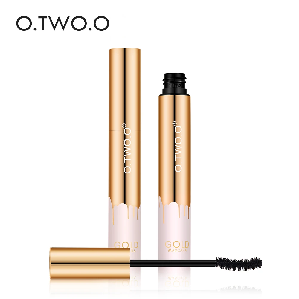 O.TWO.O Black Mascara Thick Curling Lengthening Quick Dry Mascara Eyelash Extension Brush Lash Beauty