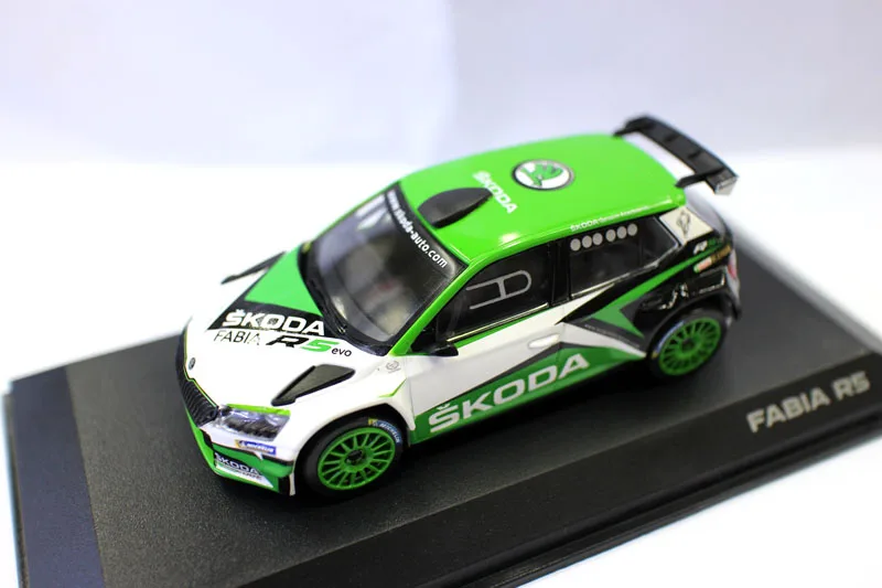 NEW Norev 1:43 Scale SkoOda Fabia R5 2019 Rally Racing Cars Diecast Model Toys for collection gift