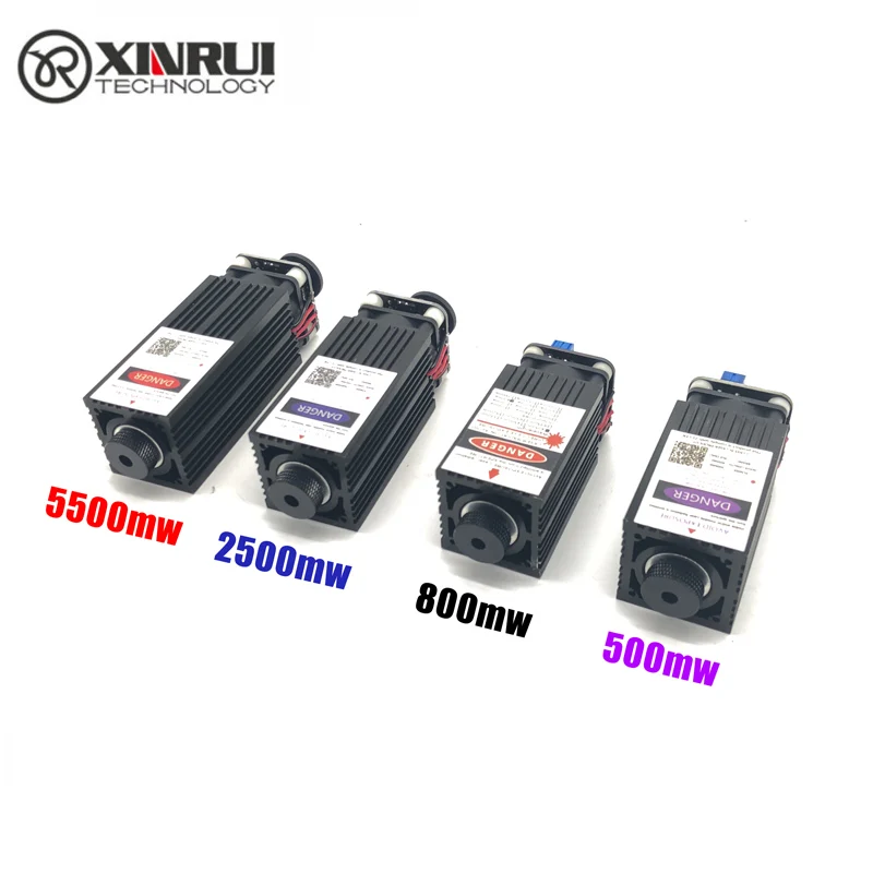 

12v Laser Module 500mw Hx2.54 3p Interface 0.5w Blue Violet 405/450nm Engraving Machine Accessories