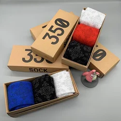 3 Pairs/Box Socks Men And Women Stocks Spring Tide Socks New Letters Stocks ‘silk cloth’ Cotton Socks Hip Hop Street Sports