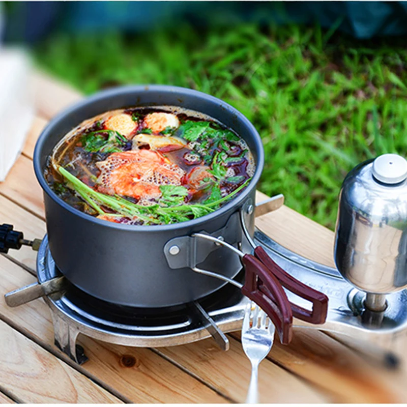 Liquid alcohol stove boiled water tea outdoor portable windproof field camping picnic stove equipment supplies