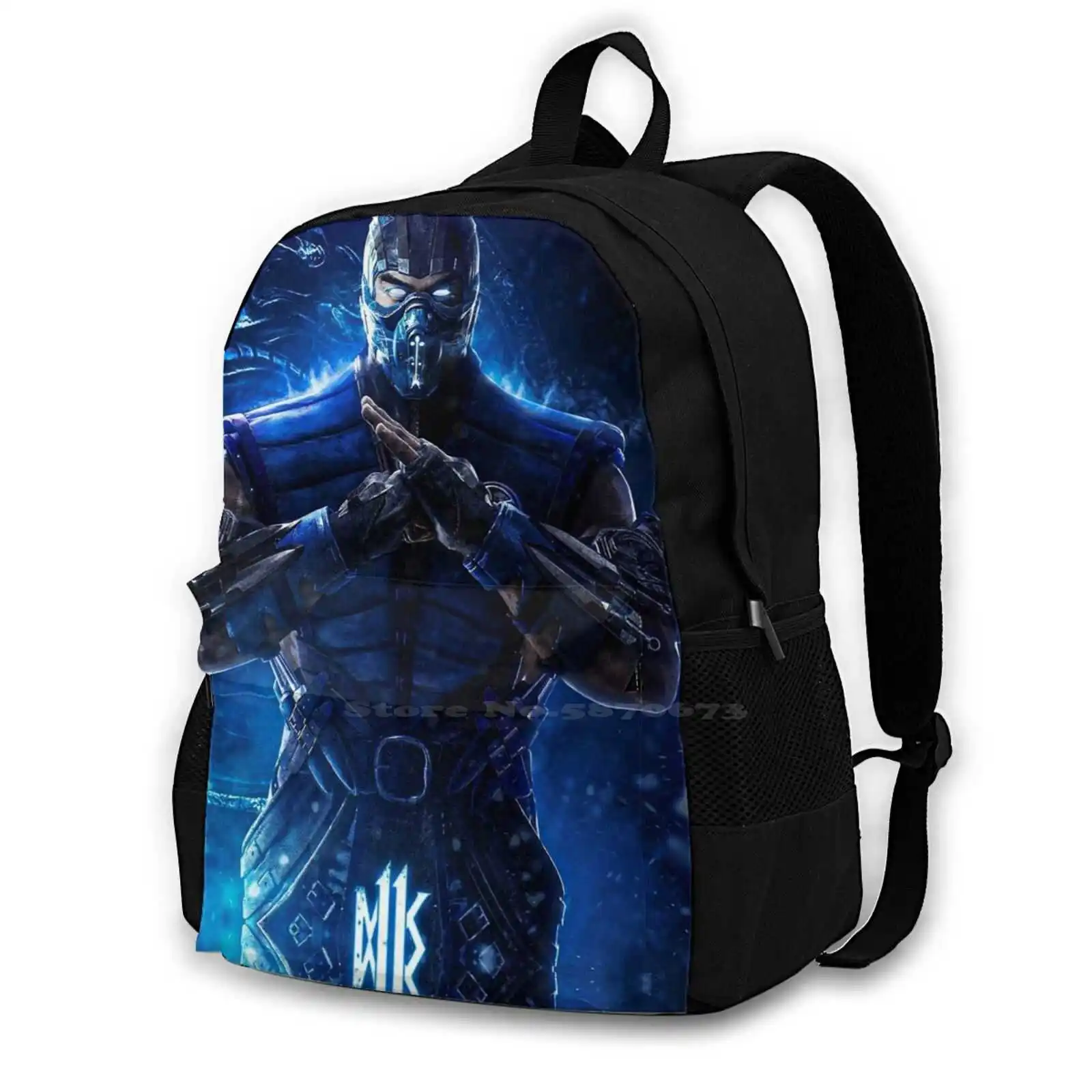 Sub Zero Mk11 Hot Sale Schoolbag Backpack Fashion Bags Sub Zero 11 Sub Zero Mortal Kombat 11 Mortal Kombat Sub Zero 11 11 Sub