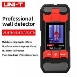 UNI-T UT387B 387C 387D Professional Wall Detector High-precision and Wire Rebar Detector Decoration Perforated Metal Measurement