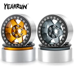 YEAHRUN 2,2-calowe piasty kół ze stopu aluminium do Axial Wraith 90048 RR10 TRX-4 1/10 RC Crawler Car Truck Model Upgrade Part