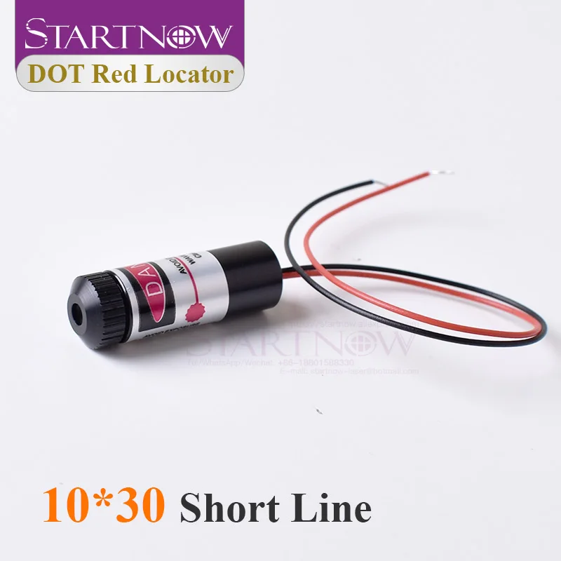 Posicionamento de ponto vermelho 650nm 5v 5mw, feixe ajustável, módulo de laser de diodo, marcação, localizador vermelho para máquina de gravação a