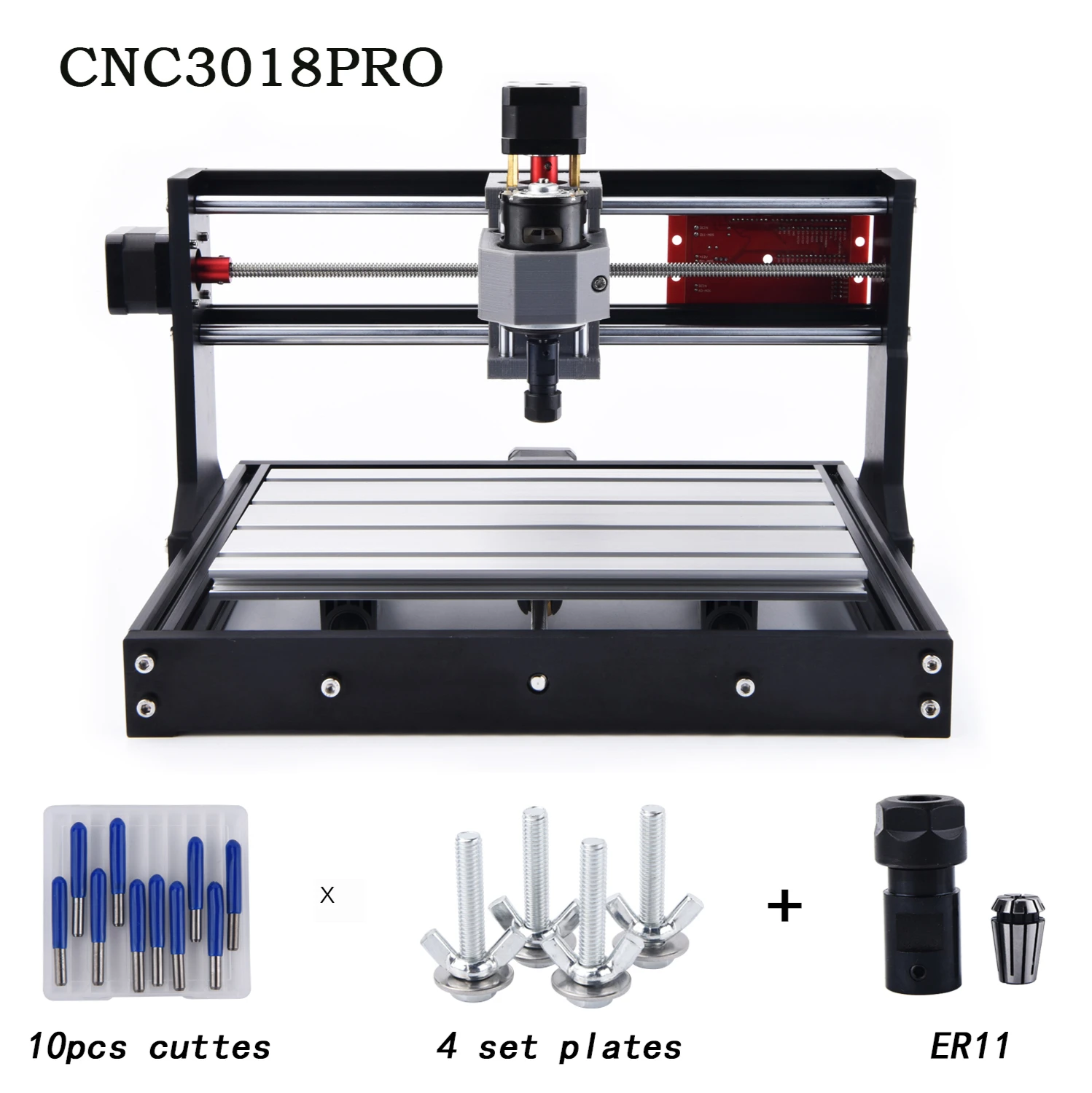 CNC3018 DIY CNC engraving machine kit 2 in 1 mini CNC laser engraving machine GRBL control 3-axis wood carving engraving machine