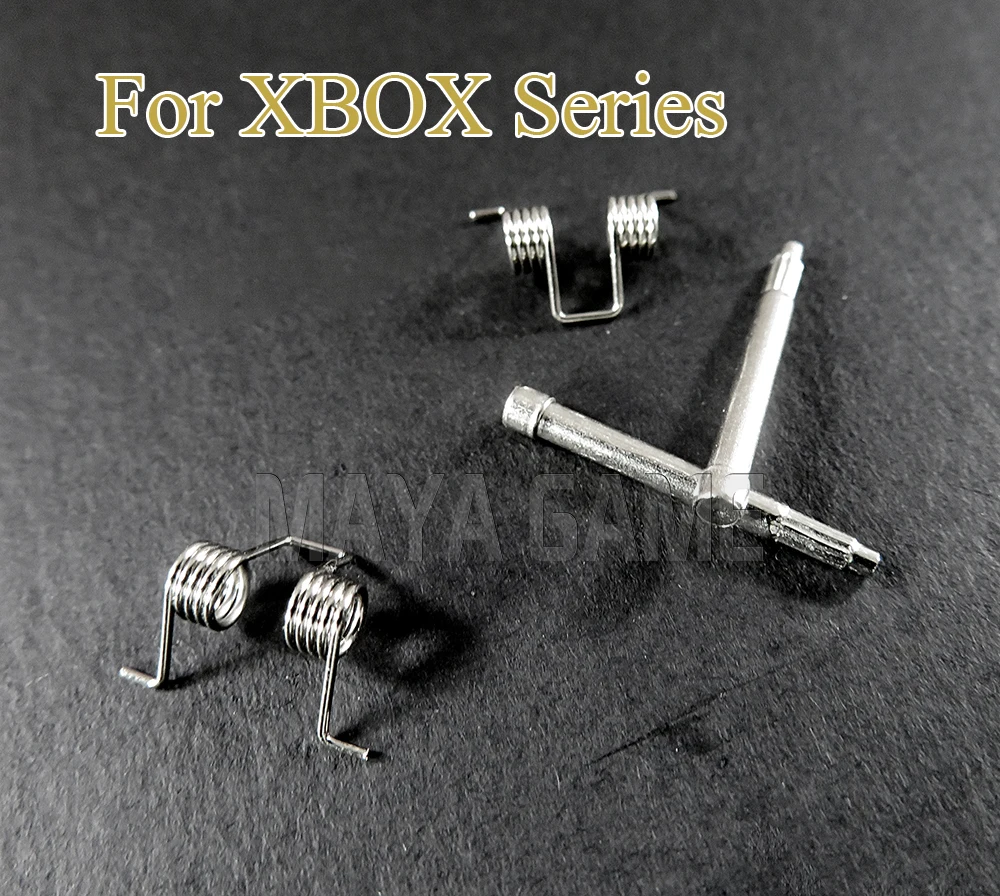 100Sets For Xbox Series X S Game Controller LT RT Spring Trigger Metal Bar Support Holder Replacement