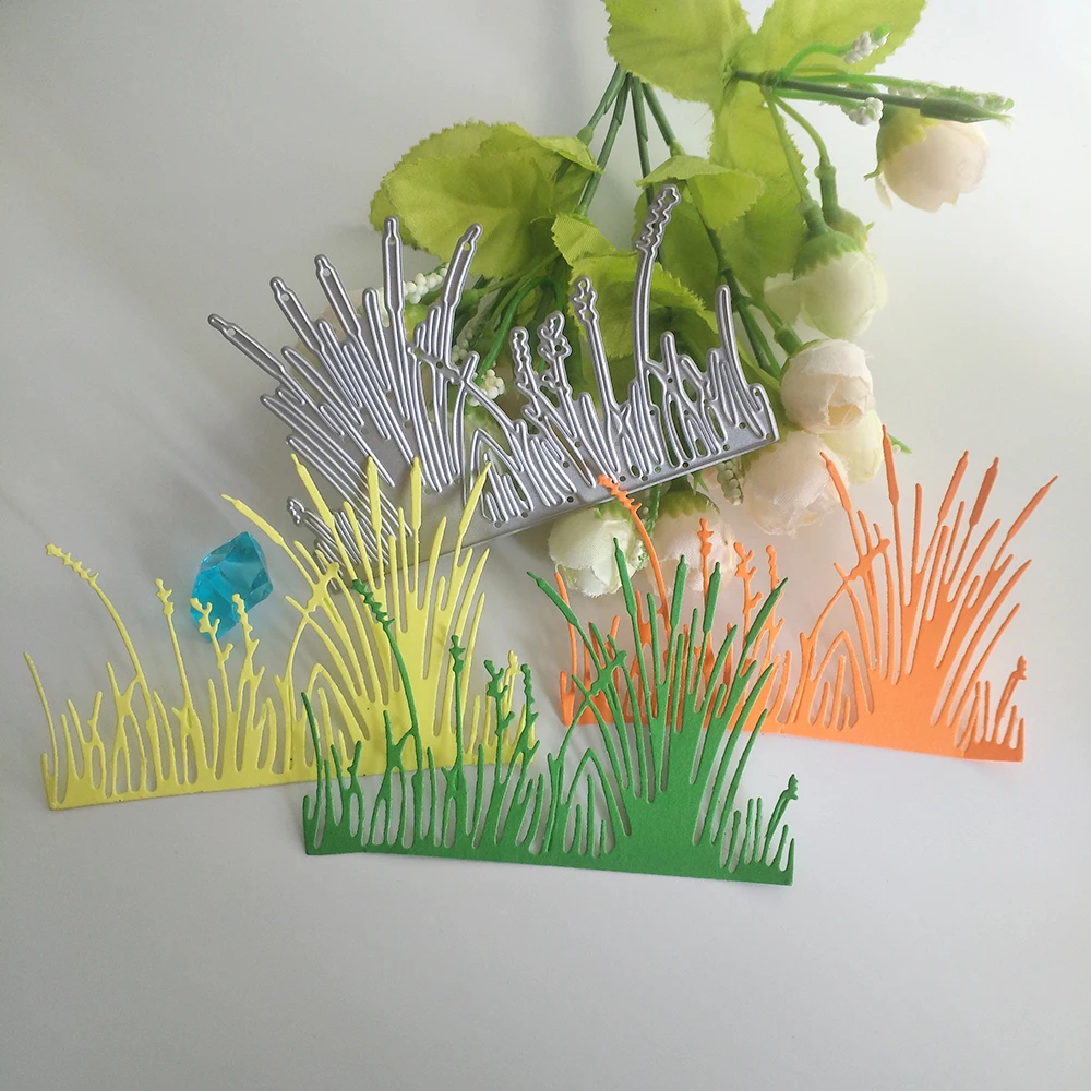 The new row of grass cutting dies DIY scrapbook, embossed card making, photo album decoration, handmade craft