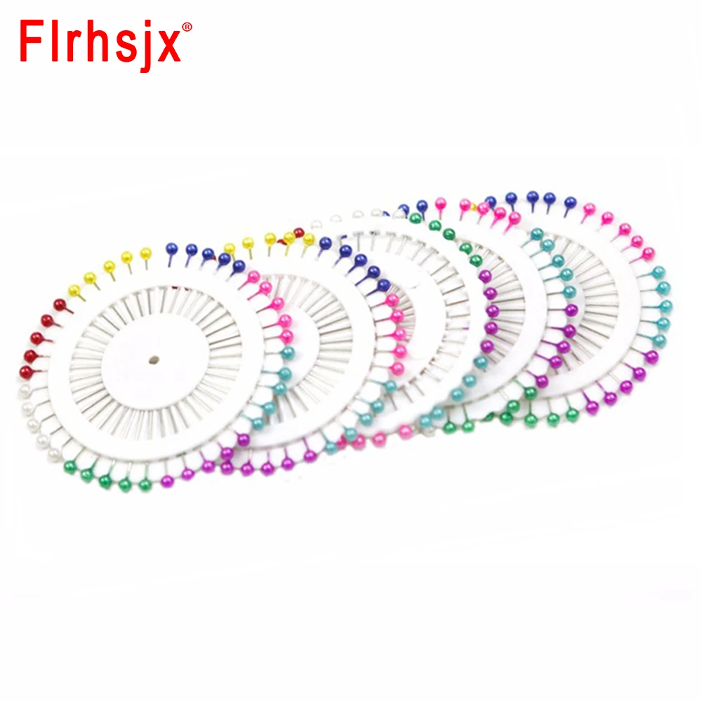 FLRHSJX Pearl Head Pins Sewing Pins Straight Quilting Pins for Dressmaker Jewelry Decoration Sewing Craft DIY Sewing Supplies