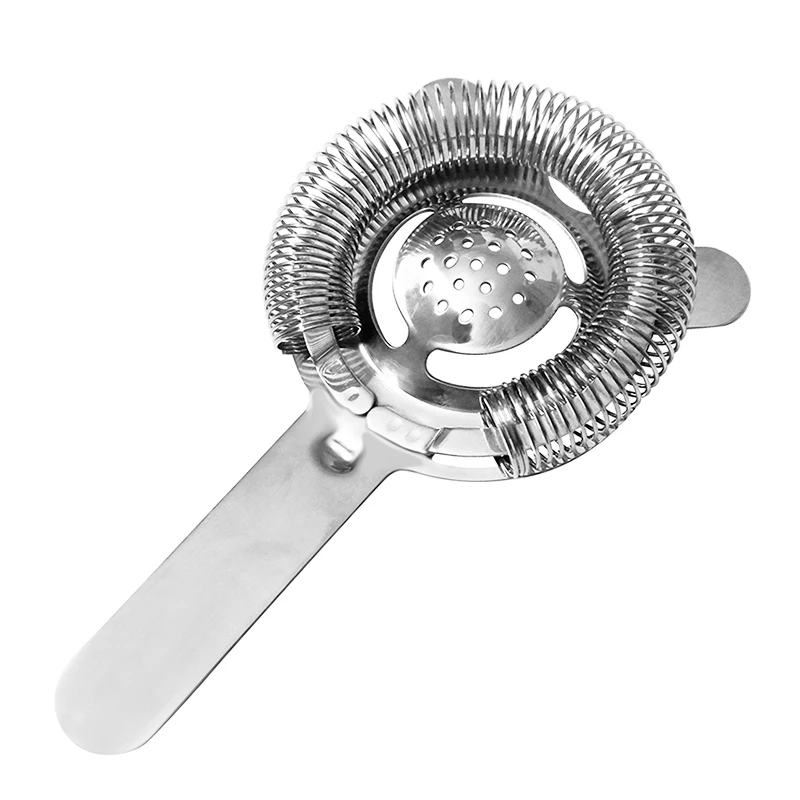 Cocktail Bar Strainer Spring Hawthorn Strainer with 2 Prongs  Bartender Bar Tools