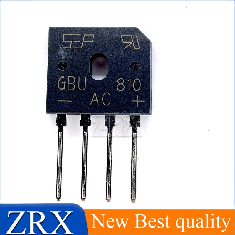 

5Pcs/Lot Brand new original GBU810 flat bridge bridge 8A 1000V bridge rectifier