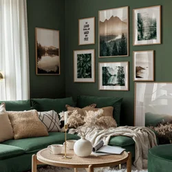 Nature Fog Mountain Forest Lake Plant Wall Art Canvas Painting Nordic Posters And Print Wall Pictures For Living Room Home Decor