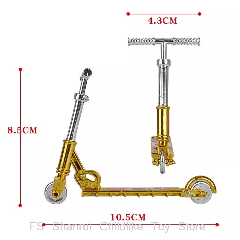 Mini scooter à deux roues, planche à roulettes, chaussures de doigt, mini gril, jouets pour enfants, vélo de doigt, jouet drôle