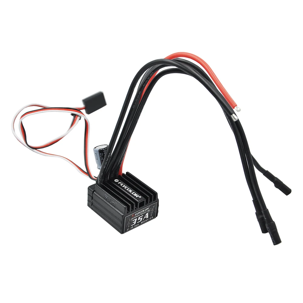 35A Brushless Two-Way ESC 2-3S Input 6V/2A BEC  For RC Excavator Dump Truck Brushless Rotary Motor Walking Drive Engine Parts