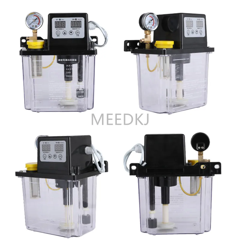 0.5/1/1.5/1.8/2 liters automatic lubricating oil pump electric oiler machine CNC lathe 220V electromagnetic lubricating pump