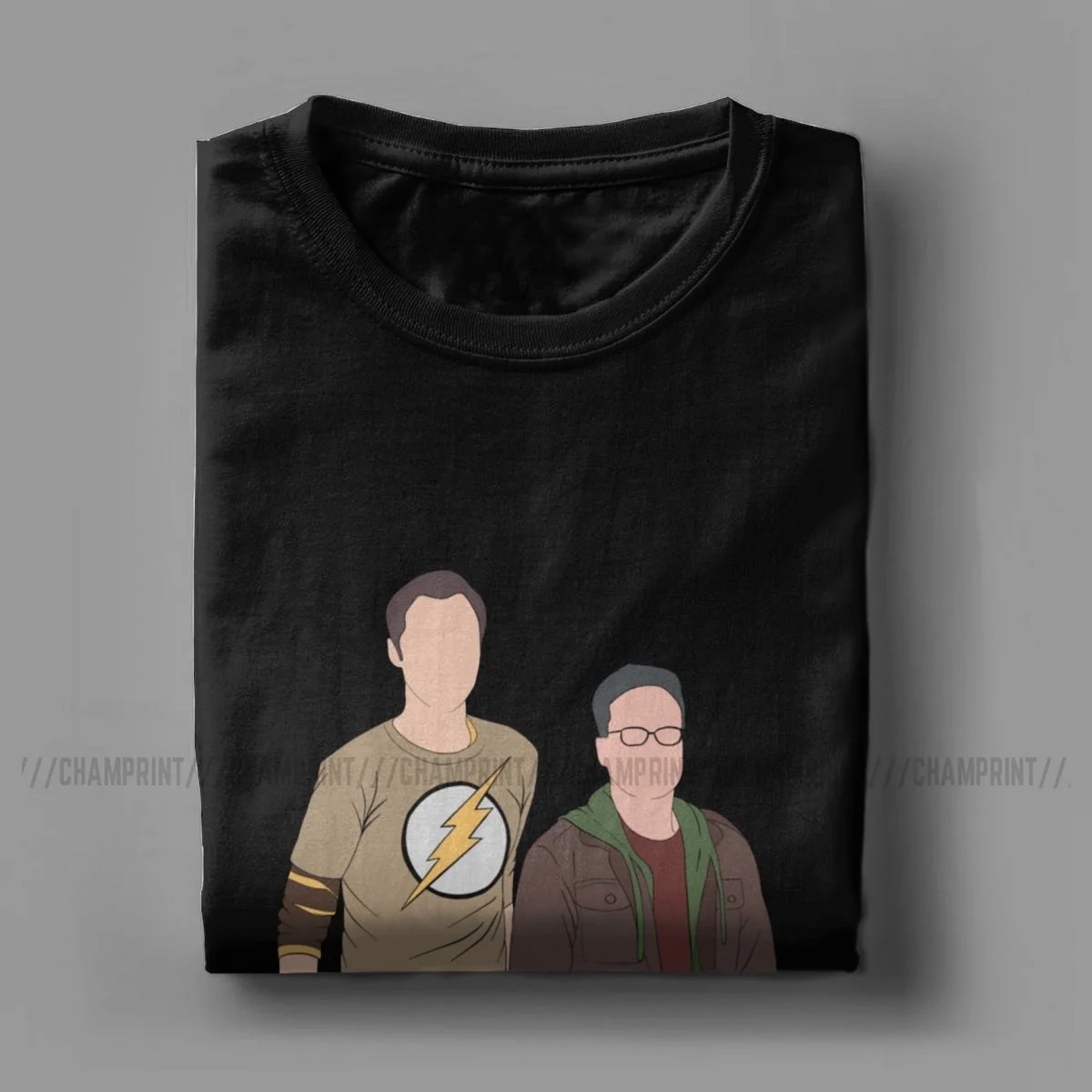 Sheldon Leonard The Big Bang Theory Men\'s T Shirts TV Show Novelty Tees Short Sleeve Crew Neck T-Shirts Cotton Unique Clothing