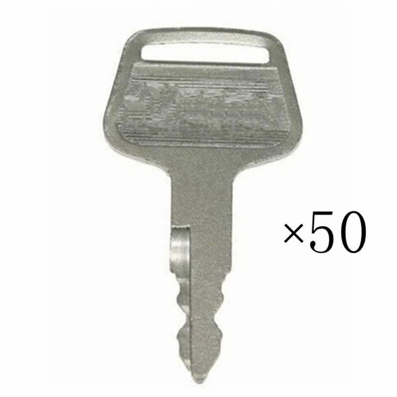 

50X Ignition Starter key For KATO Excavator Heavy Equipment KV02 HD 719-10306001