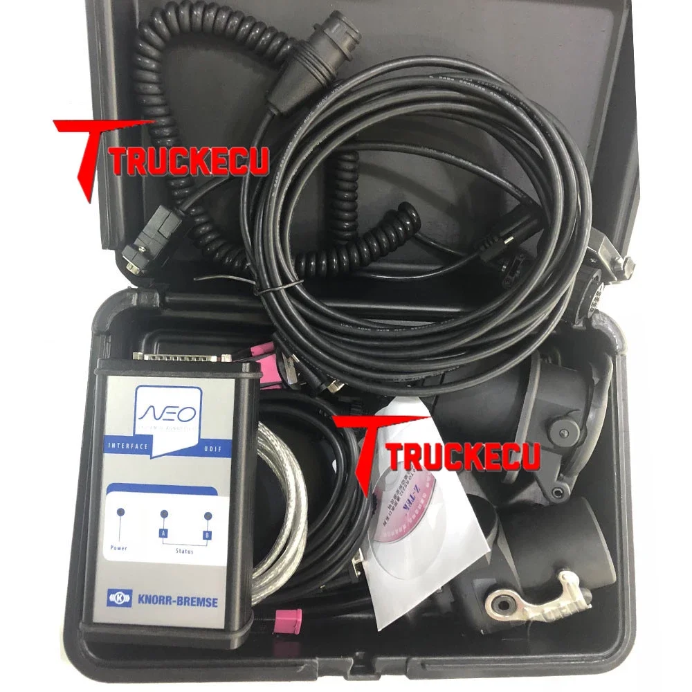 for KNORR-BREMSE NEO UDIF Interface for KNORR UDIF diagnostic cables for KNORR BREMSE Truck Trailer Brake Diagnostic Kit