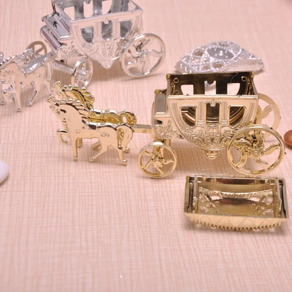 Carriage Shape Cute Candy Chocolate Box Baby Shower Birthday Wedding Party Favor