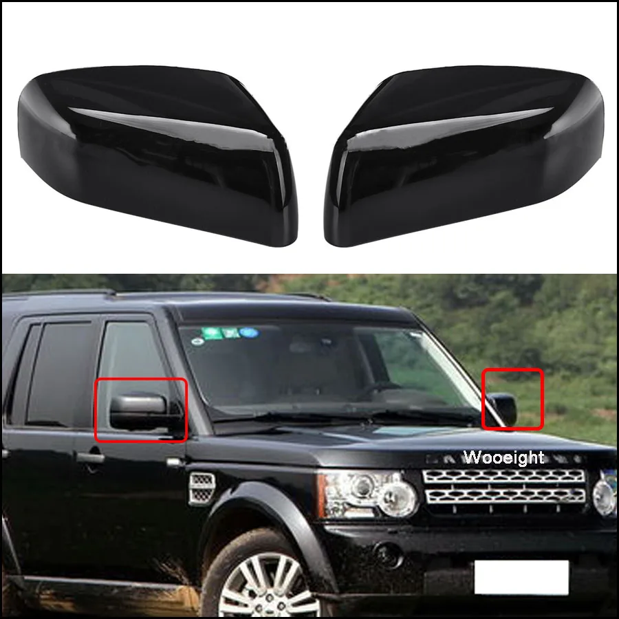 Wooeight Front Mirror Cover Rearview Trim Cap For Land Rover LR4 LR2 Range Rover Sport Discovery 4 Freelander LR015056 LR019961