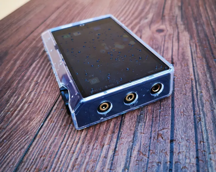 Dla Cayin N6ii przezroczysta obudowa tpu z osłona ekranu przedniego szkło hartowane i tylna osłona ekranu szkło hartowane dla Cayin N6II